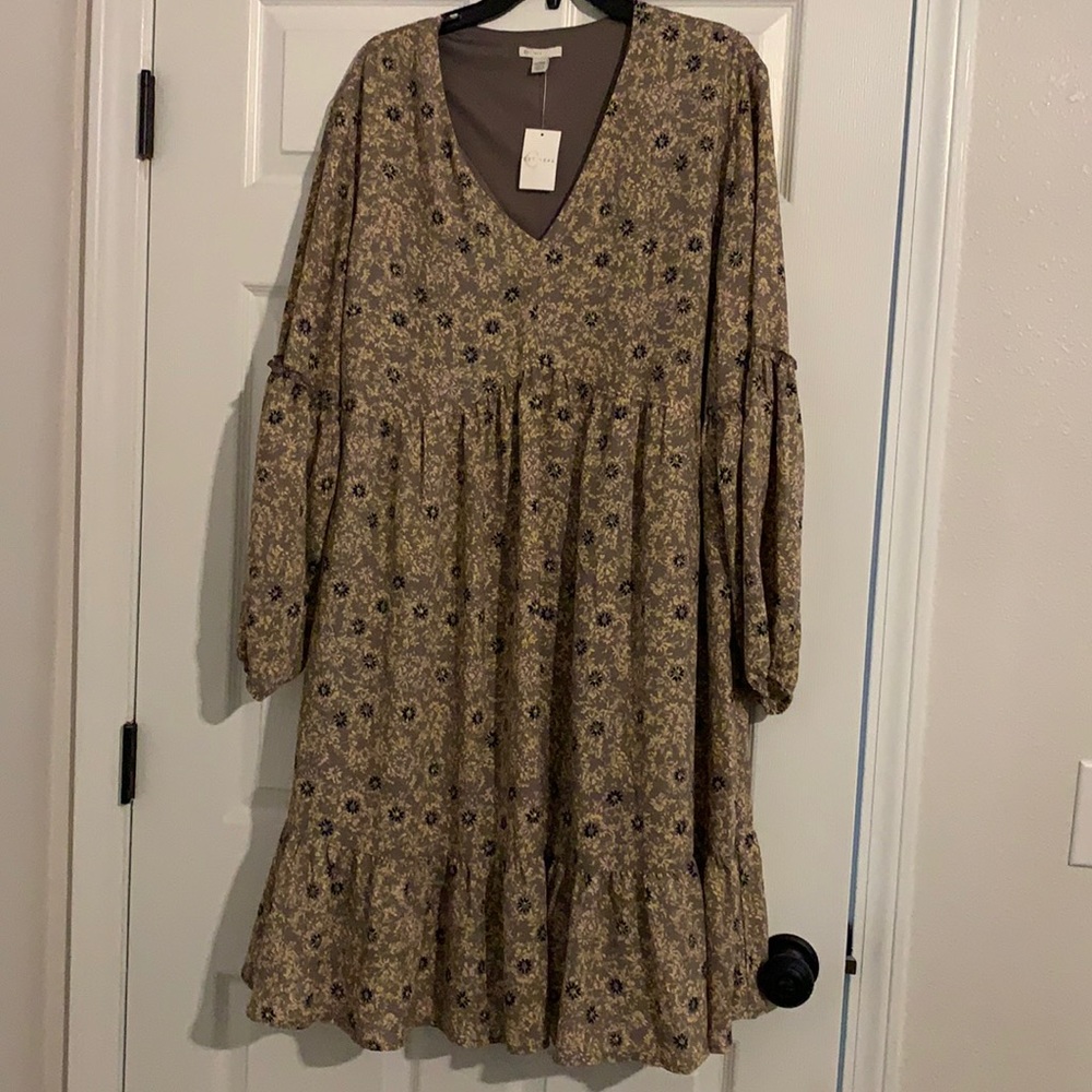 Plus tiered dress